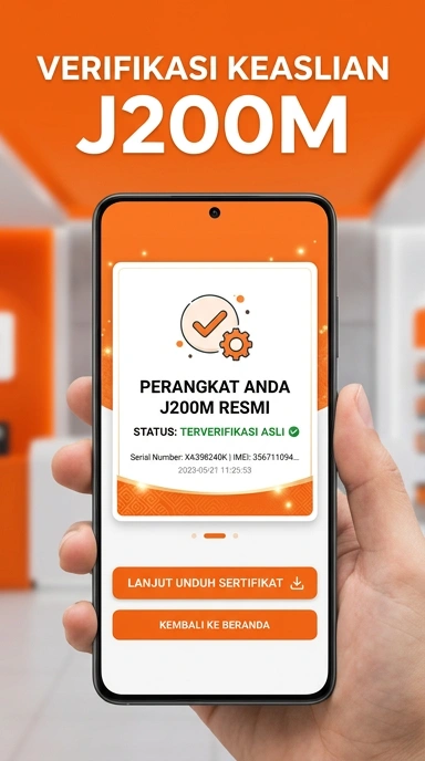 Halaman Resmi j200m untuk Pengguna Android di Indonesia